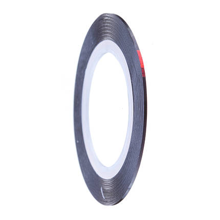 Стрічка-скотч для декору 1 мм, Т99 чорний, фото 1