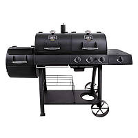 Угольно-газовый гриль-коптильня Oklahoma Joe's Longhorn Combo Charcoal / Gas Smoker Grill - 15202029