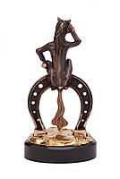 Бронзова статуетка Vizuri Пані удача (Лошадь на підкві), фото 3