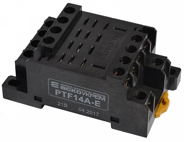 Колодка 10А 4к 220V AC LY4 для проміжного реле [A0090060003] PTF14A-E АСКО, фото 1