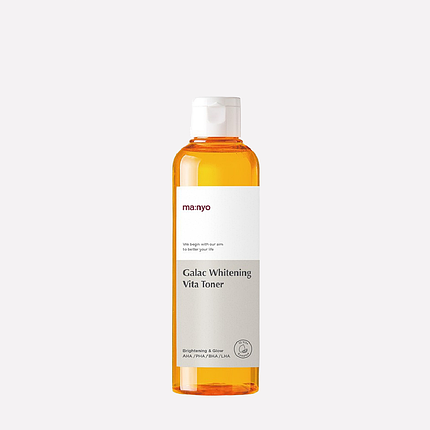 Тонер освітлюючий з галактмісісом і вітамінним комплексом Manyo Galac Whitening Vita Toner, 210 мл, фото 2
