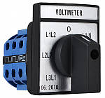 Пакетний перемикач вольтметр 16A 400V [A0110010047] ПКП SBI 16А/3.88 АСКО