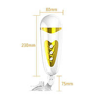 Мастурбатор попка вібрацій Pretty Love — Sally, вхід у вигляді ануса, кібершкіра + подарунок