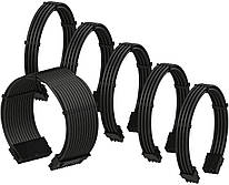LINKUP PSU Cable 30 см Extension Sleeved Custom Mod Compatible with RTX3090