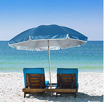 Складана пляжна парасолька з телескопічною ніжкою Umbrella Travel Pro, купол 2 метри