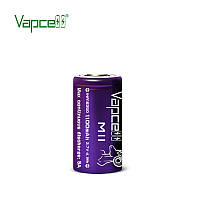 Аккумулятор 18350 Li-Ion Vapcell INR18350 M11, 1100mAh, 9A, 4.2/3.6/2.5V, Purple