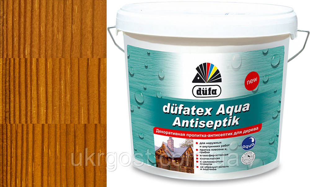 Просочення для дерева Dufa Dufatex Aqua Antiseptik Сосна шовковистий глянець 0,75 л