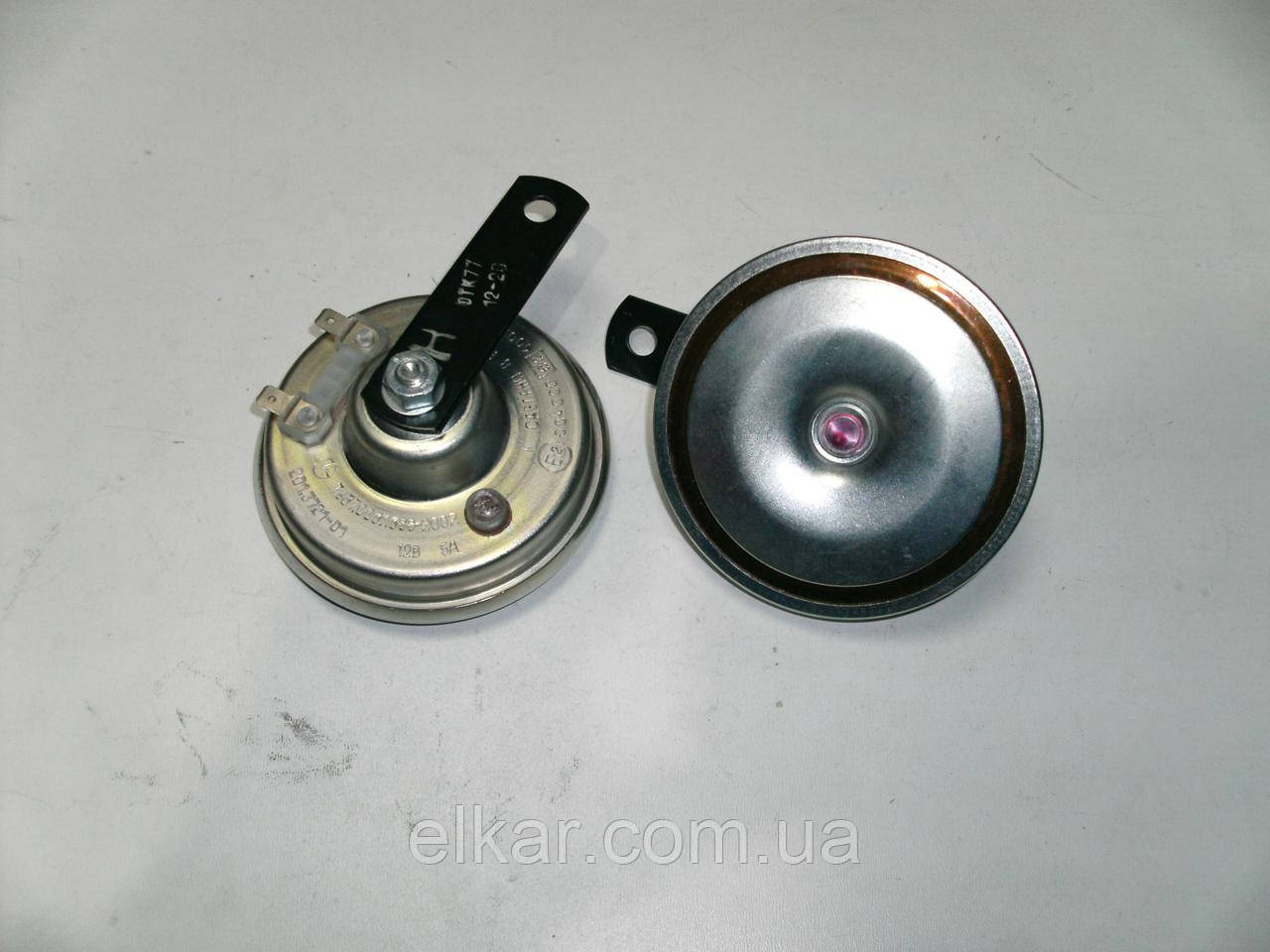 Сигнал звуковий 12В   201.3721-01  ГАЗ,ВАЗ  (вир-во "ЛЭТЗ"), фото 1