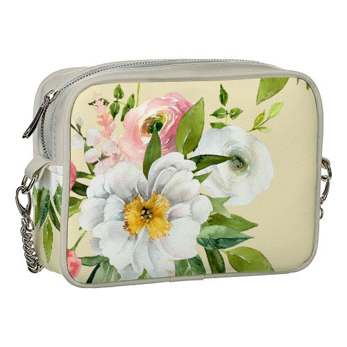 Сумка на ланцюжку Flowers 21x17x7 см, фото 1