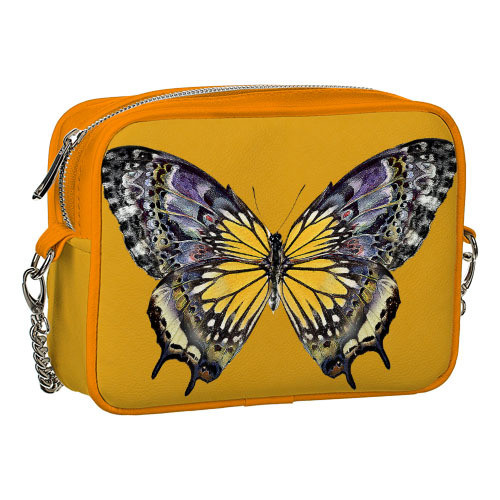 Сумка на ланцюжку Красивая бабочка 21x17x7 см, фото 1