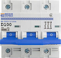 Автоматический выключатель 3P 100А 6кА "D" [A0010030004] ВА-2003 АСКО