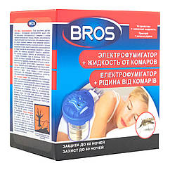 Електрофумігатор + рідина від комарів 60 ночей Bros