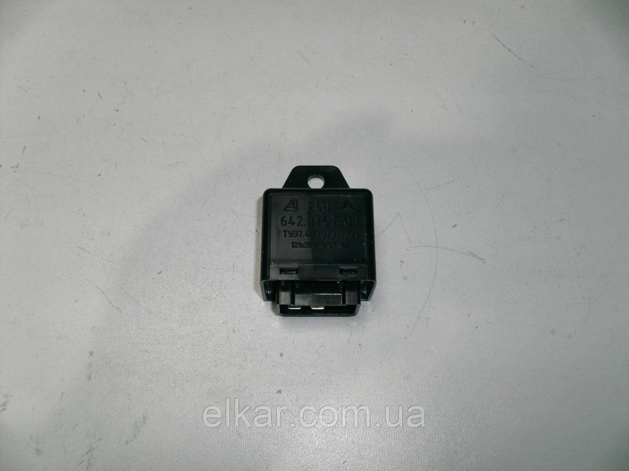 Реле поворотів і авар.сігн. 24 В 642.3747-03 ГАЗ33081,3309, МАЗ,КАМАЗ Євро-3 (вир-во Калуга), фото 1