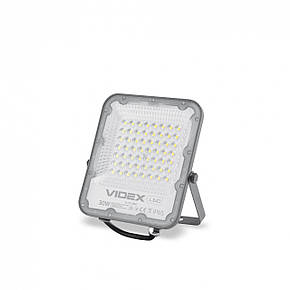 Прожектор LED 30W VIDEX PREMIUM 5000K сірий VL-F2-305G, фото 2