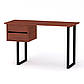 Стіл письмовий Лофт-3 Венге темний Компаніт (120х50х72.8 см), фото 4