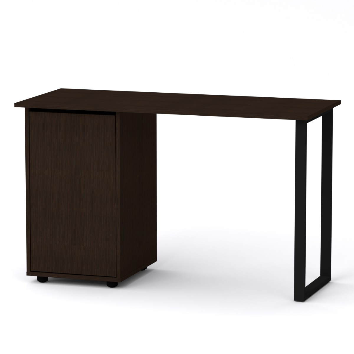 Стіл письмовий Лофт-5 Венге темний Компаніт (120х50х72.8 см), фото 1