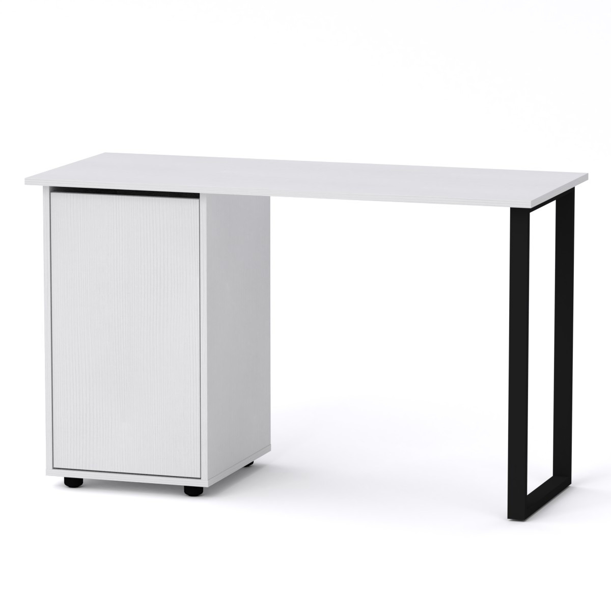 Стіл письмовий Лофт-5 Німфея альба (білий) Компаніт (120х50х72.8 см), фото 1