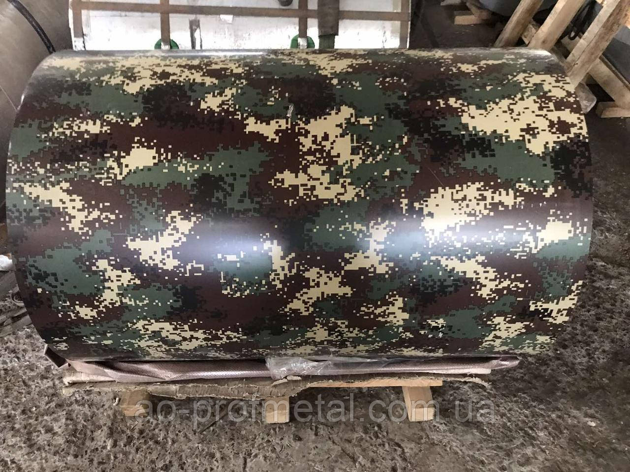 Профнастил під камуфляж, Профлист кольору камуфляж, Металопрофіль під камуфляж.