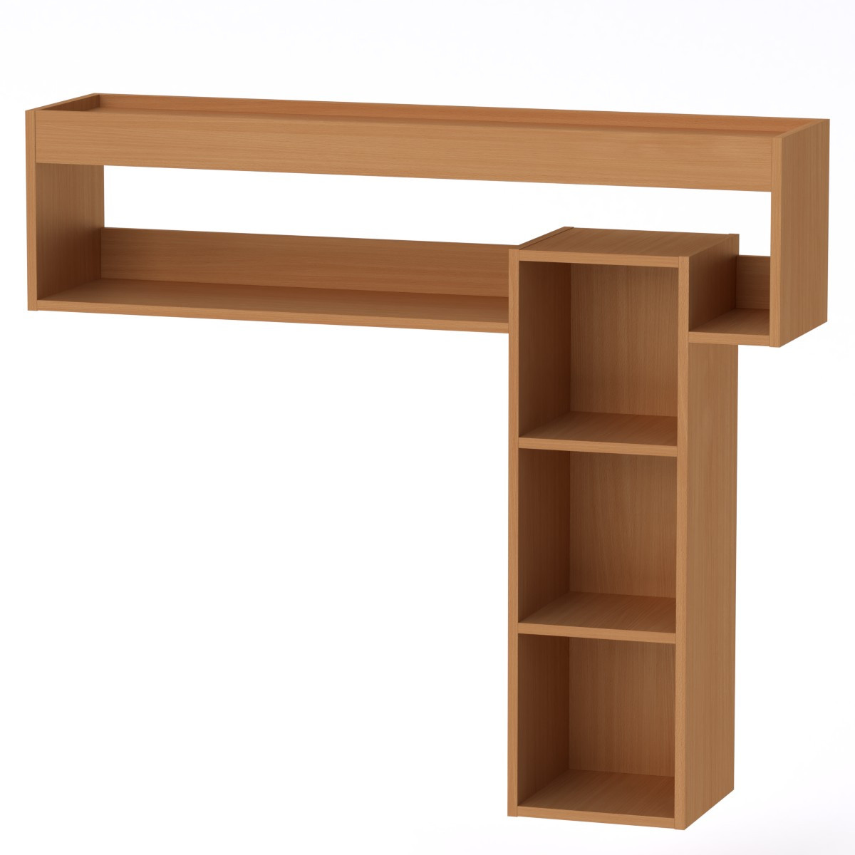 Полку МГ-6 Тумба навісна-3 Компанит Бук (120х28х105 см), БЕЗКОШТОВНА доставка в точку видачі Rozetka, фото 1