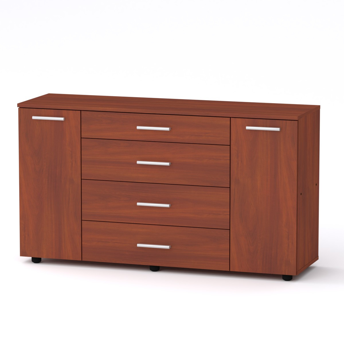 Комод 1-3-2 Компаніт яблуня (130х38х73 см), фото 1