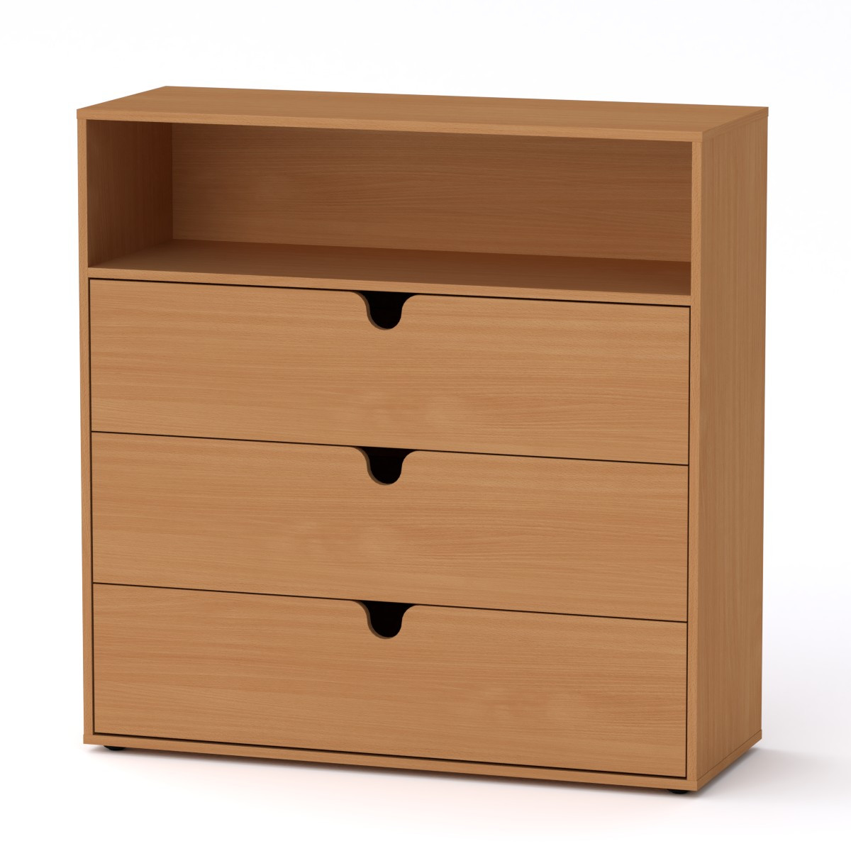 Комод МГ-7 Тумба-3 Компаніт бук (106,4х40х109,4 см), фото 1
