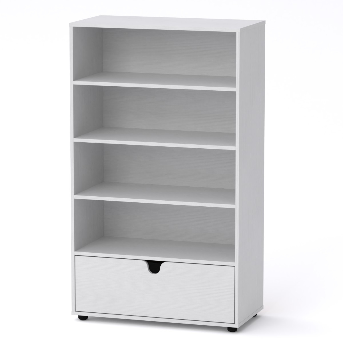 Комод МГ-7 Тумба-2 Компаніт німфея альба білий (80х40х137,1 см), фото 1