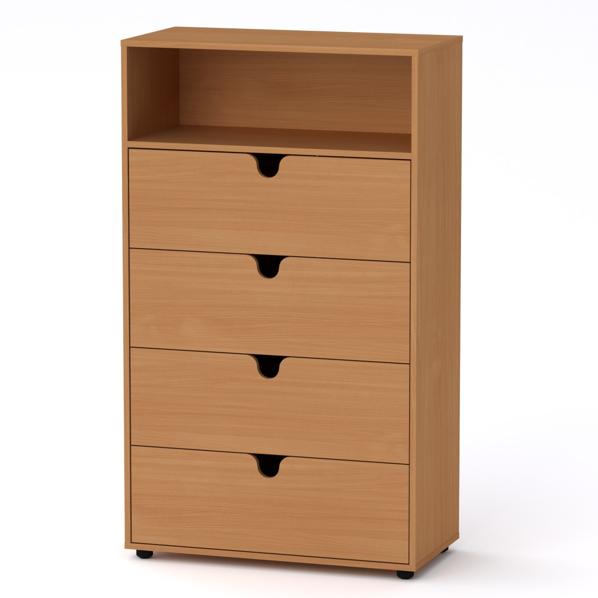 Комод МГ-7 Тумба-1 Компаніт бук (80х40х137,1 см), фото 1