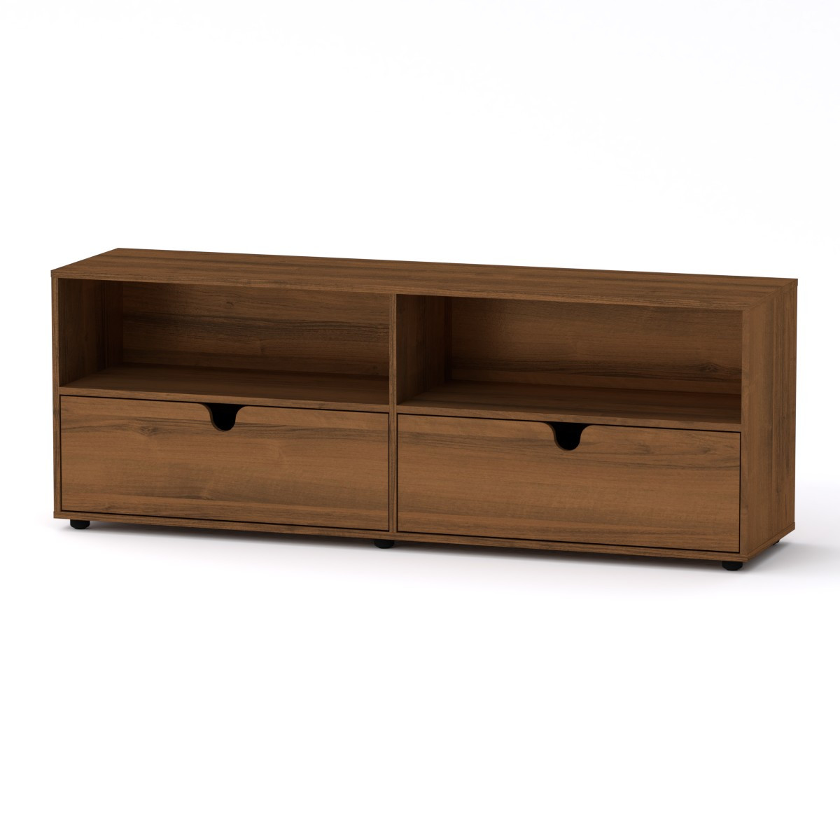 Тумба для телевізора МГ-7 Тумба ТВ Компаніт Горіх екко (160х40х58,8 см), фото 1