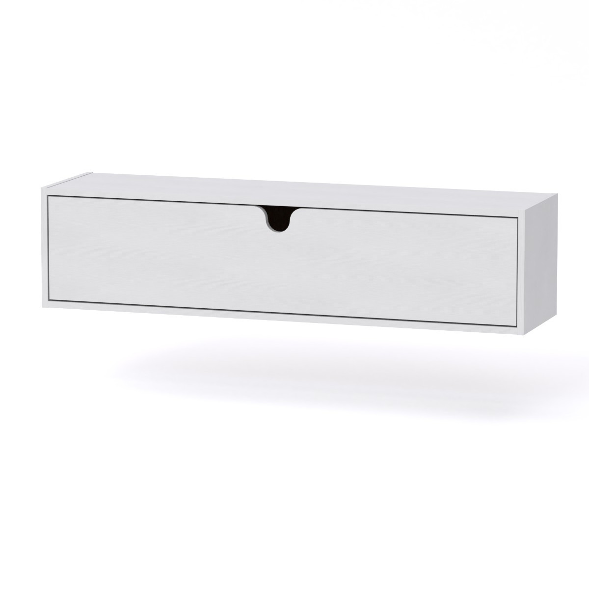 Полку МГ-7 Тумба навісна Компаніт Німфея альба білий (120х30х29,2 см), фото 1