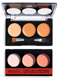 Палітра консилерів-коректорів 3 кол. Meis professional make-up artist MS0309C (цілий)