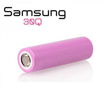 Акумулятор Samsung Li-Ion 18650 INR18650-30Q 3000mAh (Рожевий), фото 2