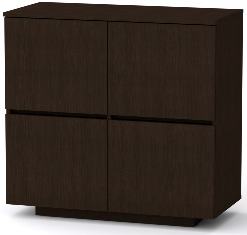 Комод МГ-5 Тумба-1 Компанит Венге темний (85х40х80.4 см), БЕЗКОШТОВНА доставка в точку видачі Rozetka, фото 1