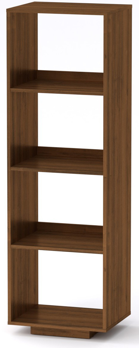 Шафа книжкова МГ-5 Тумба-3 Компаніт Горіх екко (50х40х158 см), фото 1