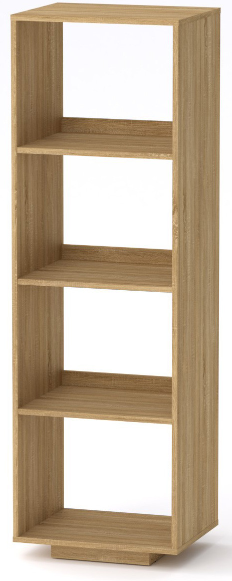 Шафа книжкова МГ-5 Тумба-3 Компаніт Дуб сонома (50х40х158 см), фото 1