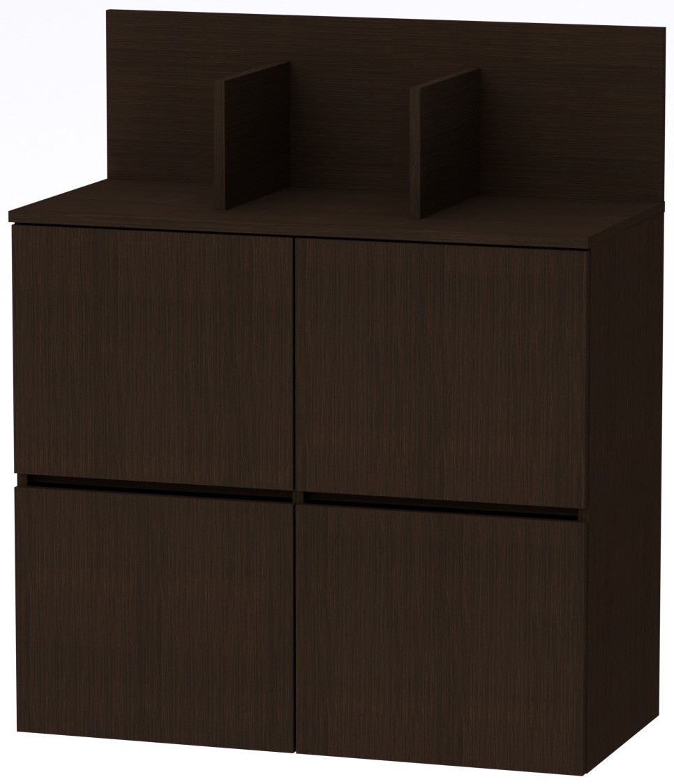 Полку МГ-5 Тумба навісна Компаніт Венге темний (85х40х100.4 см), фото 1