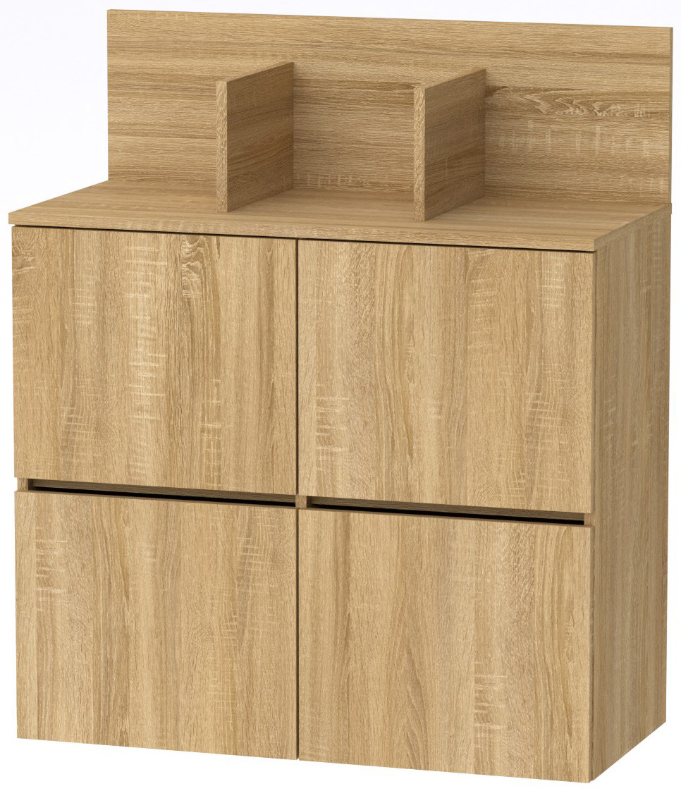 Полку МГ-5 Тумба навісна Компаніт Дуб сонома (85х40х100.4 см), фото 1