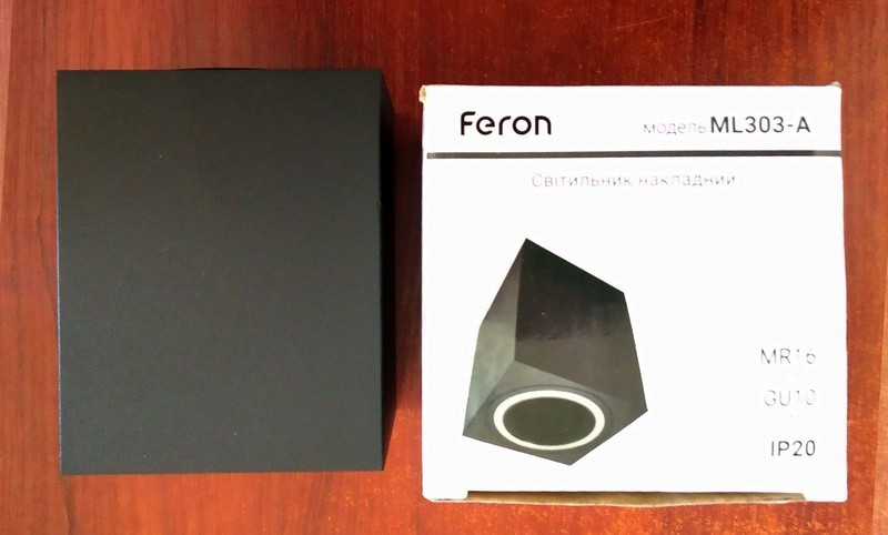 Накладний світильник Feron ML303 чорний