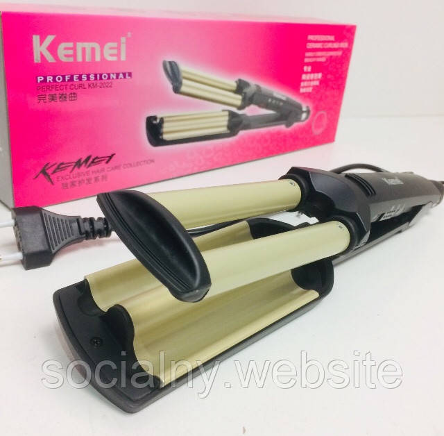 Щипці для волосся Kemei KM 2022, Прибори для укладання волосся