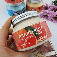 Скраб для лица и тела BONVITA Face & Body Scrub Grapefruit (Грейпфрут) 300 ml