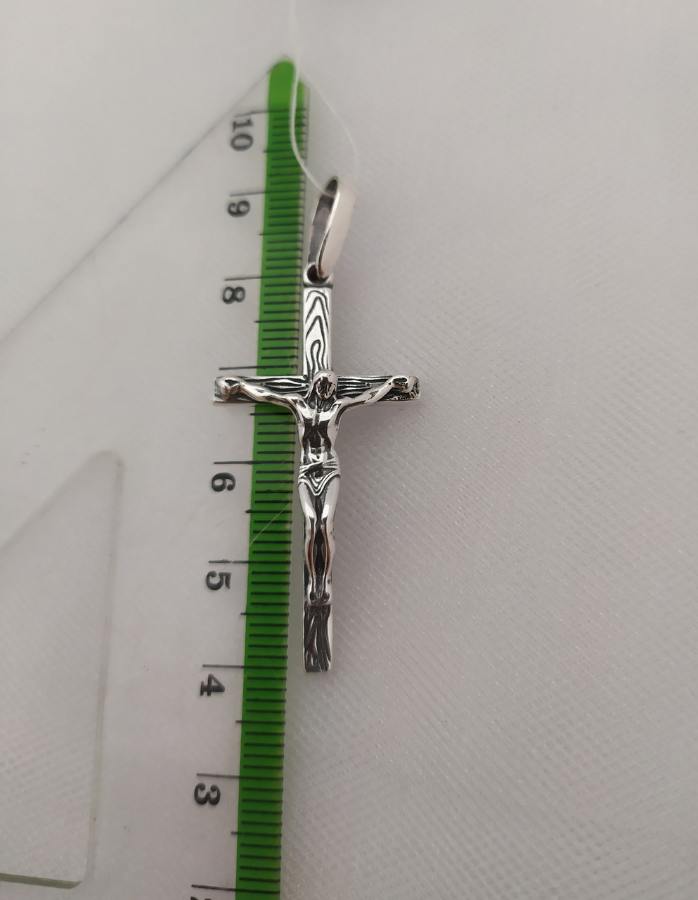 Срібний хрест 925 проби, арт.3446ч