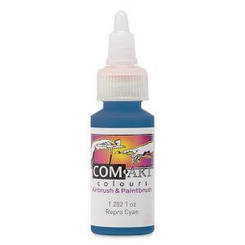 Фарба акрилова Com Art 12021 Repro Cyan циан, 28 мл