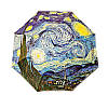 Парасоля складнамеханічна Ван Гог "Зоряна ніч" (малюнок зовні), (d- 100см,L-24см), фото 2