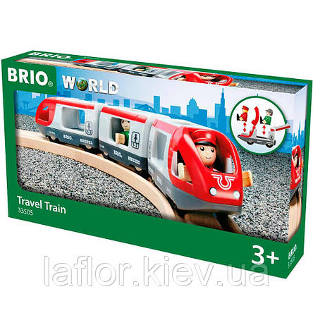 Дитячий пасажирський поїзд для залізниці Brio 33505 <unk> Потяг Brio <unk> Brio поїзд <unk> Потяг бріо, фото 1