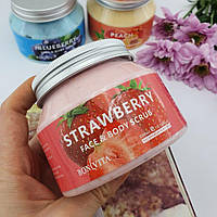 Скраб для лица и тела BONVITA Face & Body Scrub Strawberry (Клубника) 300 ml