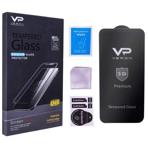 Захисне скло Premium Veron для IPHONE 12Pro Black