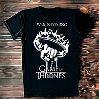 Чоловіча футболка з принтом написом "Гра престолів"