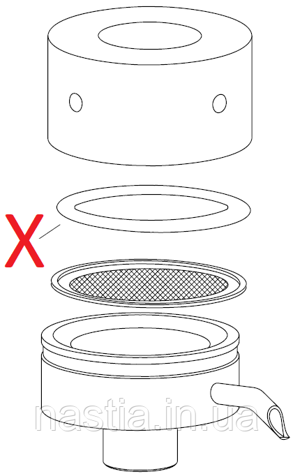 SR.000.060.004 (SR.000.060.046) Гумовий ущільнювач(на монодозу), OR 6162, Spinel, фото 1