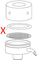 SR.000.060.004 (SR.000.060.046) Гумовий ущільнювач(на монодозу), OR 6162, Spinel