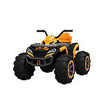 Дитячий квадроцикл (2 мотори по 35W, МР3) Baby Tilly T-7318 EVA ORANGE Помаранчевий | Дитячий електромобіль Тіллі, фото 3