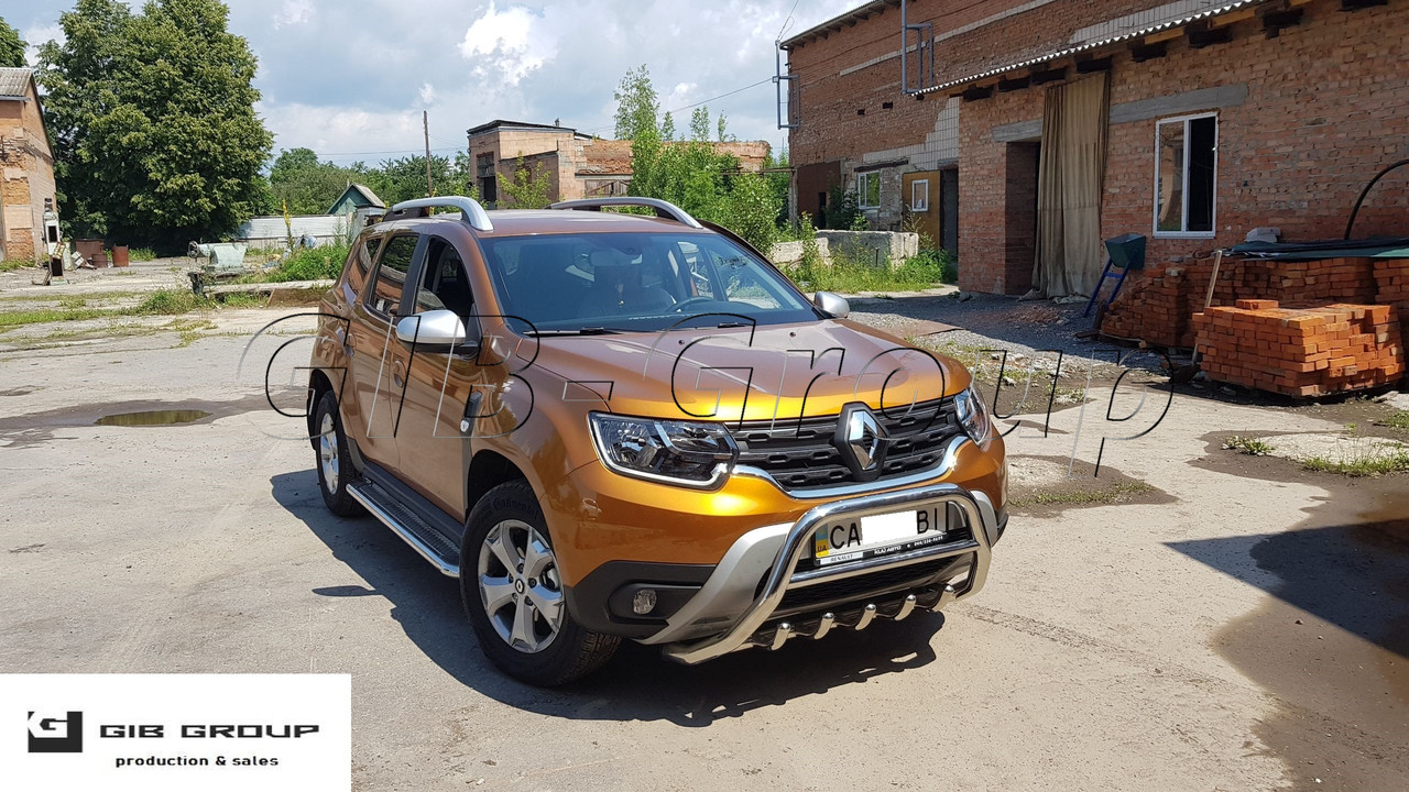 Захист переднього бампера - Кенгурятник Renault Duster (18+)